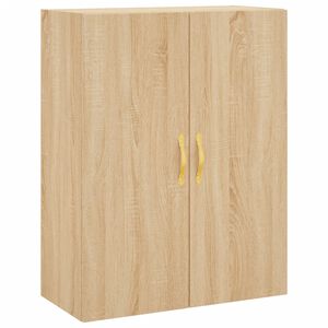 vidaXL V&auml;ggsk&aring;p sonoma-ek 69,5x34x90 cm