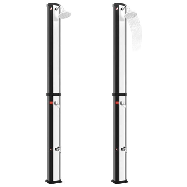 vidaXL Soldusch med duschhuvud och kran 35 L