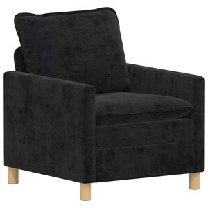 vidaXL Soffa Svart 76 x 81 x 87,5 cm Polyester