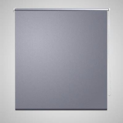 vidaXL Rullgardin för mörkläggning 140 x 230 cm grå