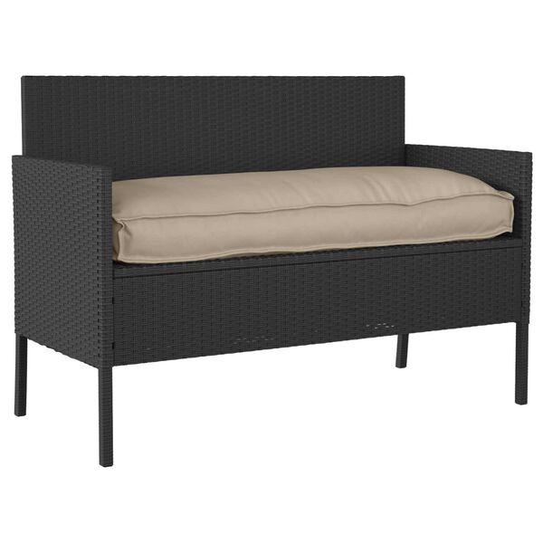 vidaXL Palldyna f&ouml;r sits / ryggst&ouml;d Taupe 120 x 50 x 12 cm Oxford tyg