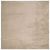 vidaXL Mjuk matta HUARTE med kort lugg tv&auml;ttbar sandbeige 240x240 cm