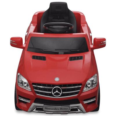Elbil för barn Mercedes Benz ML350 med fjärrkontroll röd 6 V