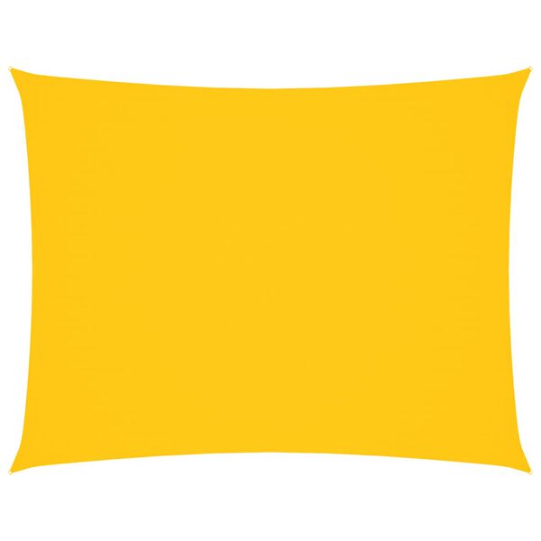 vidaXL Solsegel oxfordtyg rektangul&auml;rt 4x5 m gul