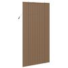 vidaXL Rullgardin med gardiner Brun 110 x 220 cm Bambu
