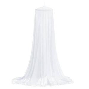 vidaXL Myggn&auml;t f&ouml;r s&auml;ng 220 mesh vit 56x56x220 cm