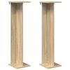 vidaXL V&auml;xtst&auml;ll 2 st Sonoma-ek 25 x 25,5 x 100,5 cm Konstruerat tr&auml;