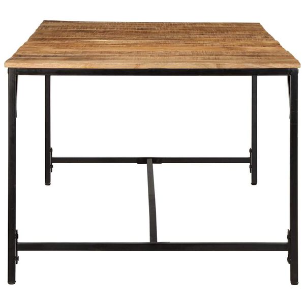 vidaXL Matbord 200x100x75 cm massivt tr&auml; grov mango