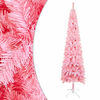 vidaXL Julgran smal rosa 120 cm