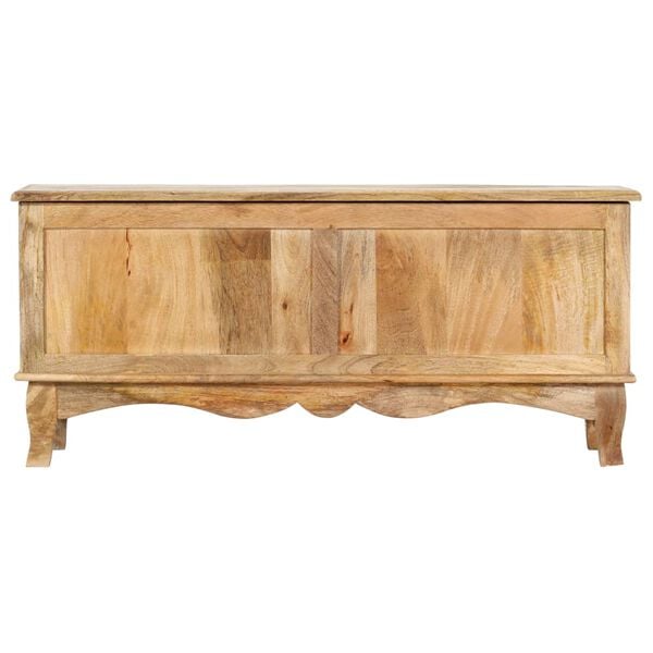 vidaXL F&ouml;rvaringsl&aring;da 100x38x45 cm massivt mangotr&auml;
