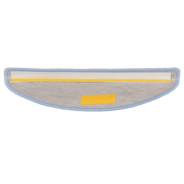 vidaXL Trappmattor sj&auml;lvh&auml;ftande sisal-look 30 st 56x17x3 cm bl&aring;