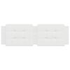 vidaXL Headboard Cushion "Zadar" White 160 cm Faux Leather