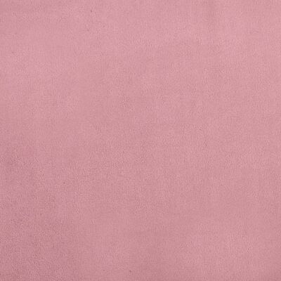 vidaXL Barnsoffa rosa 70x45x33 cm sammet