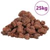 vidaXL Lavagrus 25 kg r&ouml;d 1-2 cm