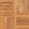 vidaXL Bordsskiva i massiv teak rund 2,5 cm 90 cm