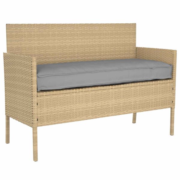 vidaXL Pallkuddset 2 pcs Grå 150 x 40 x 8 cm Oxford tyg