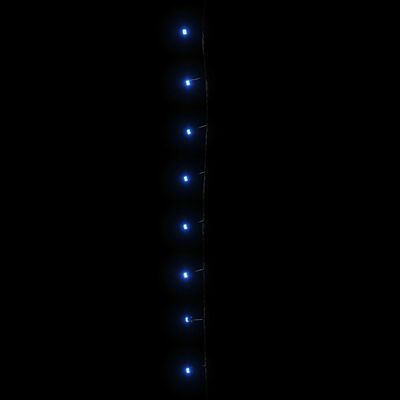 vidaXL Ljusslinga med 400 lysdioder 40 m 8 ljuseffekter blå