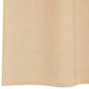 vidaXL Voile gardiner med öglor 2 st sand 140x260 cm