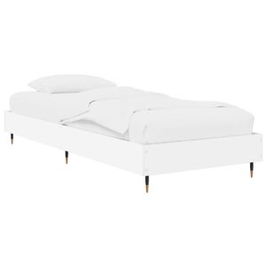 vidaXL S&auml;ngram Vit 80 x 200 cm Konstruerat tr&auml;