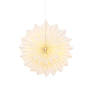 vidaXL Julbelysning RAAHE 10 LED-lampor Varmvit 45 x 17 x 45 cm