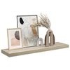 vidaXL Sv&auml;vande v&auml;gghylla ek 90x23,5x3,8 cm MDF