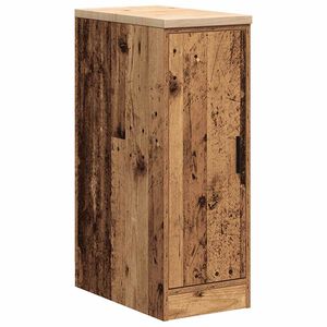 vidaXL Garagesk&aring;p gammalt tr&auml; 30x51x85 cm massivt tr&auml; furu