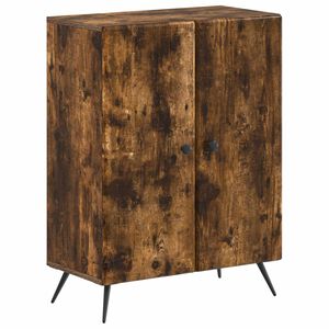 vidaXL Badrumsskrubb BREDA R&ouml;kt ek 59,5 x 31 x 80 cm Konstruerat tr&auml;
