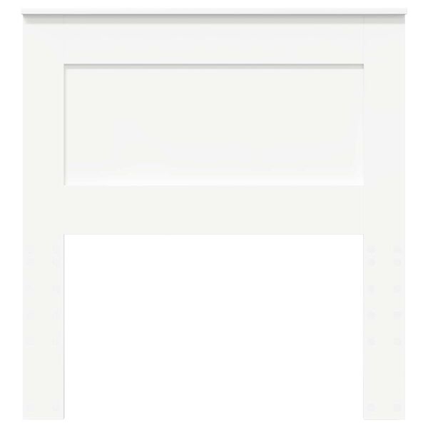 vidaXL Huvudgavel med huvudgavel Vit 75 cm Konstruerat tr&auml;