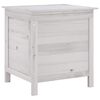 vidaXL Dynbox vit 50x49x56,5 cm massivt grantr&auml;