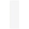 vidaXL H&ouml;gsk&aring;p vit 30x41x124 cm konstruerat tr&auml;