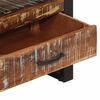 vidaXL Bokhylla 118x30x200 cm massivt återvunnet trä