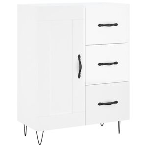 vidaXL Sk&auml;nk vit h&ouml;gglans 69,5x34x90 cm konstruerat tr&auml;