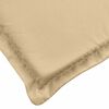 vidaXL Stolsdynor h&ouml;gt ryggst&ouml;d 2 st melerad beige 120x50x4 cm tyg