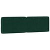 vidaXL Headboard Cushion Dark Green 160 cm Velvet