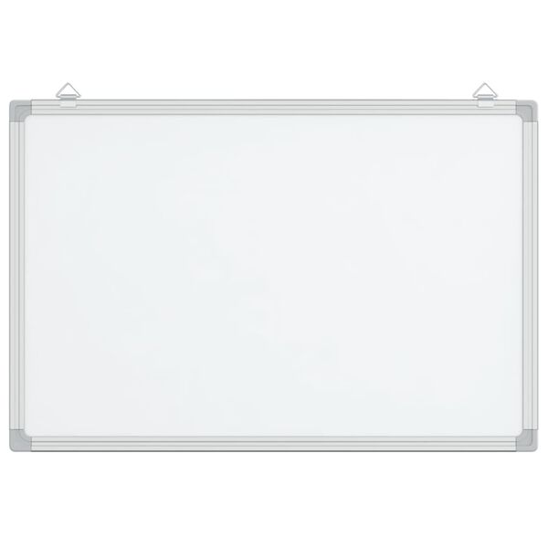 vidaXL Magnetisk whiteboard 80x60x1,7 cm aluminium