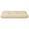 vidaXL Palldyna beige 70x40x12 cm tyg