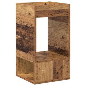 vidaXL Sidobord Gammalt tr&auml; 30 x 30 x 56 cm Konstruerat tr&auml;