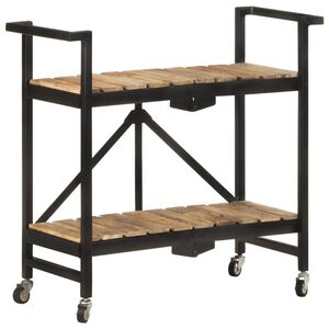 vidaXL K&ouml;ksvagn 87x36x81 cm massivt mangotr&auml;