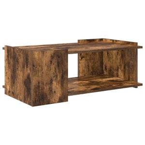 vidaXL Kaffeebord R&ouml;kt ek 90 x 50 x 33 cm Konstruerat tr&auml;