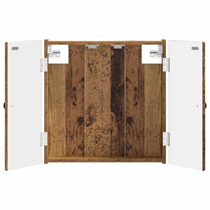 vidaXL Darttavla Sk&aring;p EDE Gammalt tr&auml; 52,5 x 10,5 x 53,5 cm