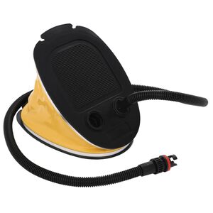 vidaXL Fotpump 26x18 cm PP och PE gr&aring; och gul