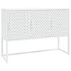 vidaXL Sk&auml;nk vit 105x35x75 cm st&aring;l