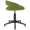 vidaXL Snurrbar kontorsstol ljusgr&ouml;n sammet