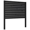 vidaXL S&auml;nggavel svart 96x4x100 cm massiv furu