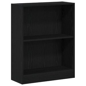 vidaXL Boksk&aring;p 60 x 24 x 76 cm Konstruerat tr&auml; Svart Ek