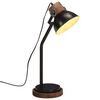 vidaXL Skrivbordslampa 25 W svart 18x18x60 cm E27