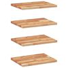 vidaXL Sv&auml;vande hyllor 4 st 60x30x2 cm behandlat massivt akaciatr&auml;