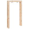 vidaXL Utomhus Dusch Naturf&auml;rg 137 x 23 x 226 cm Massivt furu