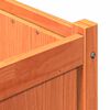 vidaXL Odlingslåda vaxbrun 150x50x70 cm massiv furu