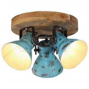 vidaXL Taklampa 25 W n&ouml;tt bl&aring; 35x35x25 cm E27
